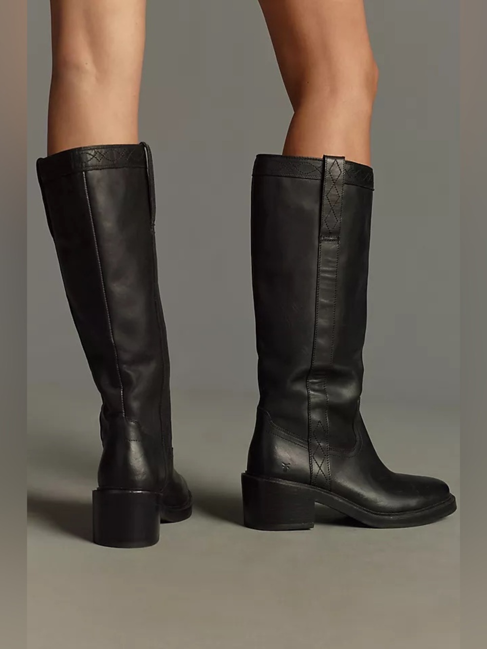FRYE Kate Pull‎ On Heeled Black Boots Size 10